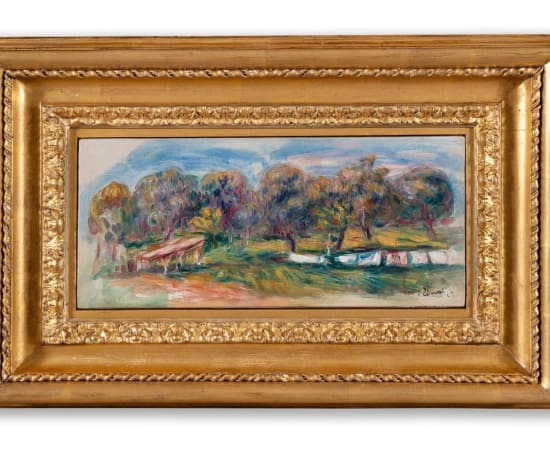 Pierre-Auguste Renoir (1841-1919), Paysage aux Collettes, circa 1905-1910