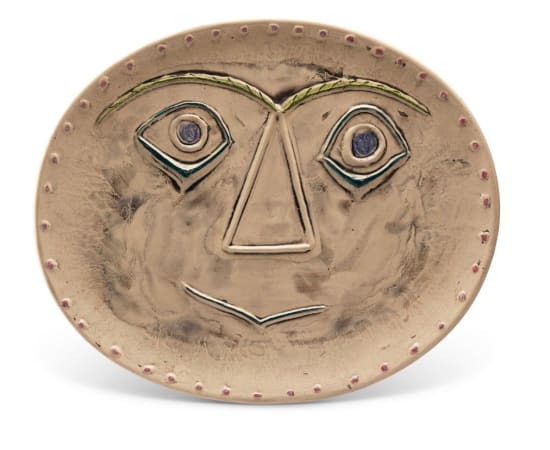 Pablo Picasso (1881-1973), Visage géométrique (A.R. 357), 1956