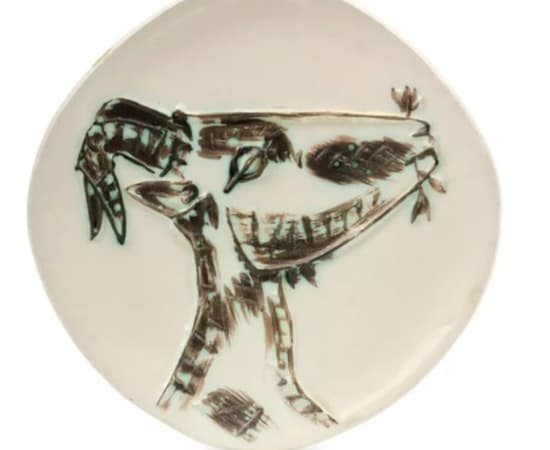 Pablo Picasso (1881-1973), Tête de chèvre de profil (A.R. 109), 1950