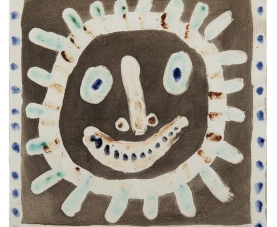Pablo Picasso (1881-1973), Visage Solaire, 27.01.1956