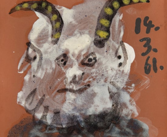 Pablo Picasso, Tête de faune, 14.03.1961