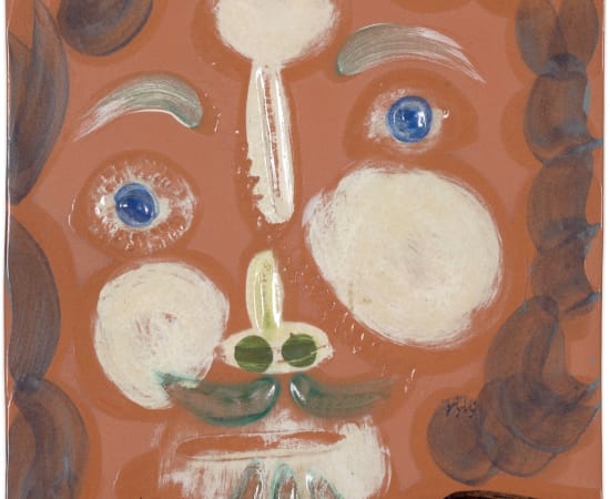 Pablo Picasso, Visage au trait oblique, circa 1968-1969