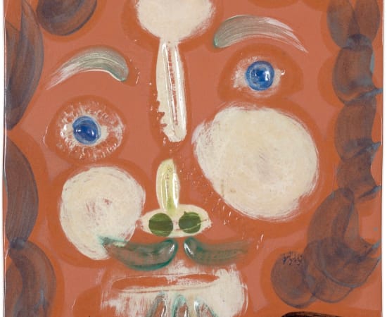 Pablo Picasso, Visage au trait oblique, circa December, 1969 - January, 1969