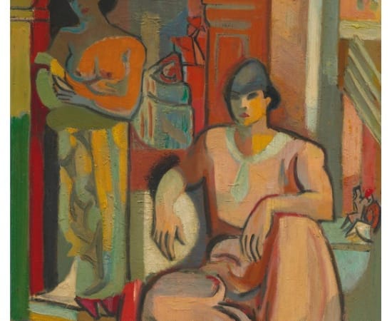 André Lhote (1885-1962), Femmes d'Alger ou Deux Femmes dans la Casbah, 1936
