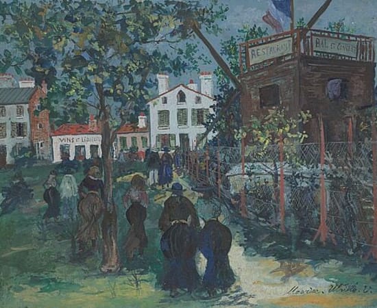 Maurice Utrillo (1883-1955), Le Moulin de Sannois, 1923