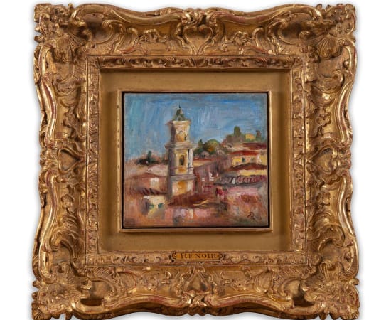 Pierre-Auguste Renoir (1841-1919), Les toits du Vieux Nice et la Tour Saint-François, 1910