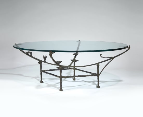 Diego Giacometti, La table carcasse à la chouette, circa 1970