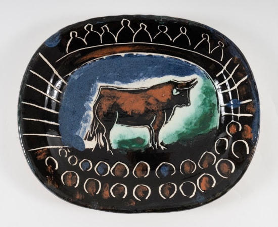 Pablo Picasso (1881-1973), Taureau dans l'arène (A.R. 80), 1948