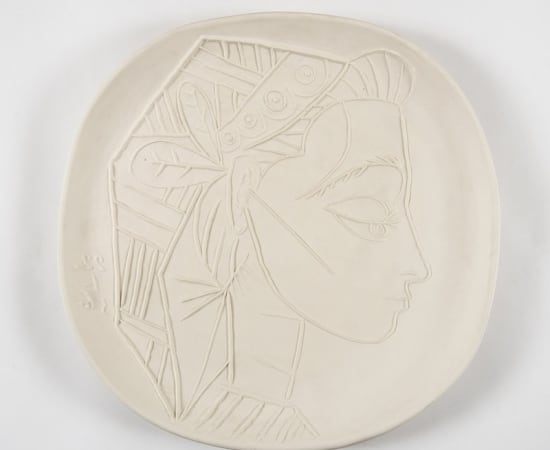 Pablo Picasso (1881-1973), Profil de Jacqueline (A.R. 309), 22.01.1956