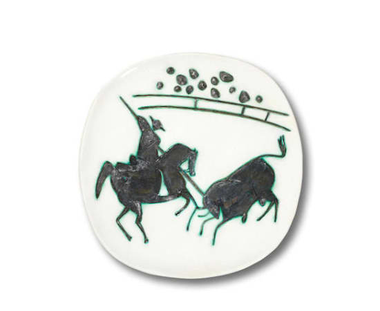 Pablo Picasso (1881-1973), Picador et taureau (A.R. 194), 1953