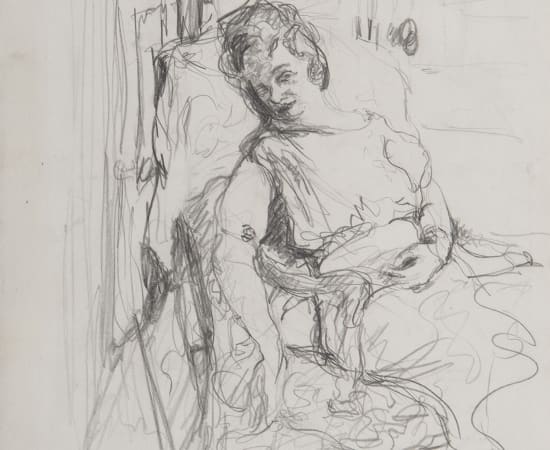 Édouard Vuillard (1868-1940), Étude pour le portrait de Madame Reine (Georges) Bénard, circa 1919-1920