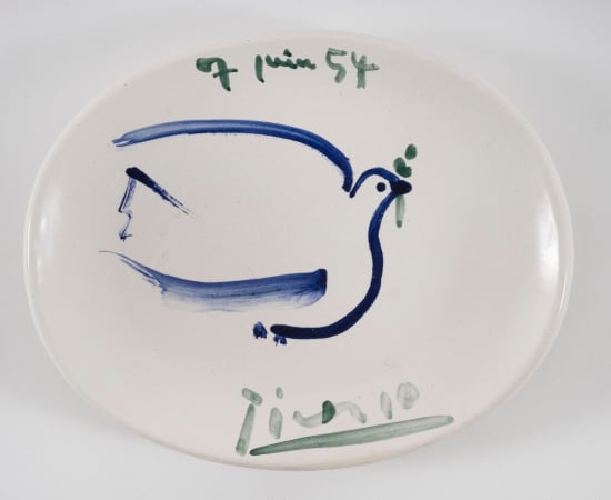 Pablo Picasso (1881-1973), Colombe de la Paix, July 7th, 1954