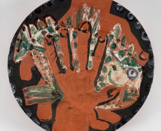 Pablo Picasso (1881-1973), Mains au poisson (A.R. 214), 1953