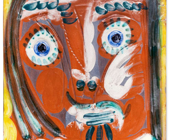 Pablo Picasso, Visage de femme Pomone, 1968