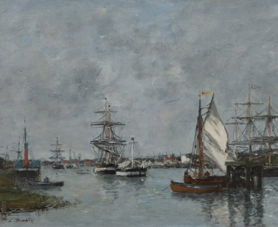 Eugène Boudin (1824-1898), Port d'Anvers