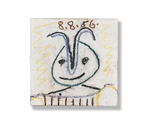 Pablo Picasso (1881-1973), Tête de faune, 08.08.1956