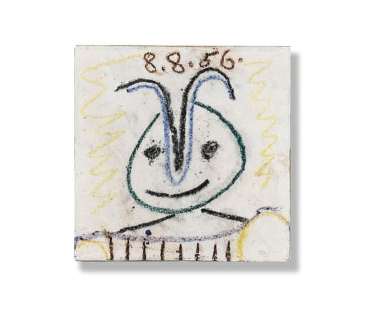 Pablo Picasso, Tête de faune, 08.08.1956
