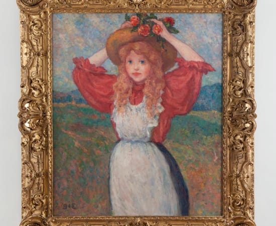 Georges D'Espagnat (1870-1950), Le chapeau fleuri, 1899