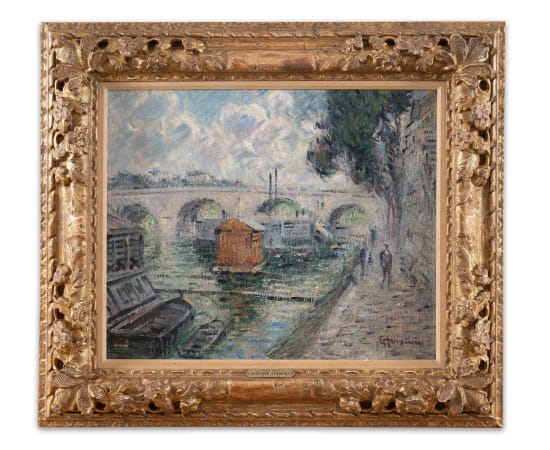 Gustave Loiseau (1865-1935), Le pont Marie, Paris, 1925