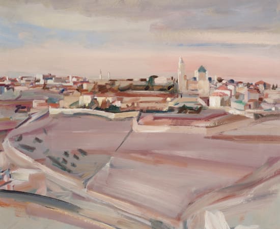 David Bomberg, Mount Zion and the Church of the Dormition, Jerusalem