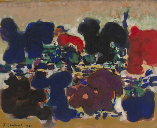 Jacob Bornfriend, Composition (II), 1965