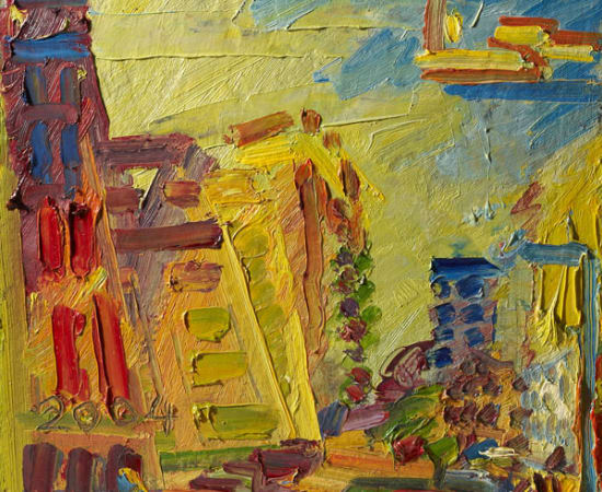 Frank Auerbach, Mornington Crescent, Summer Morning II