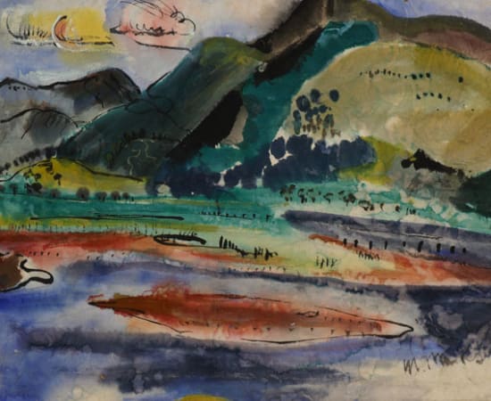 Margarete 'Grete' Marks, Evening at the Lakes, 1950