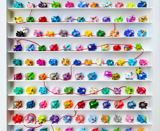 Seunghwui Koo, Piggy Nation # 20 - Connection, 2024