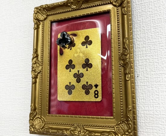 Yuki Matsueda, The Cards (Gold set), 8 of clubs, 2024