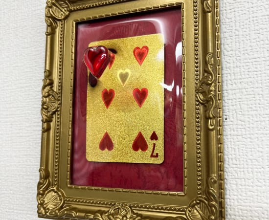 Yuki Matsueda, The Cards (Gold set), 7 of hearts, 2024