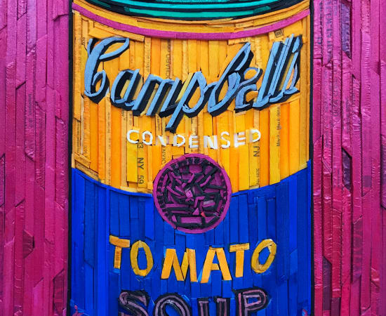Kyuhak Lee, Monument - Campbells Soup (Orange & Blue)