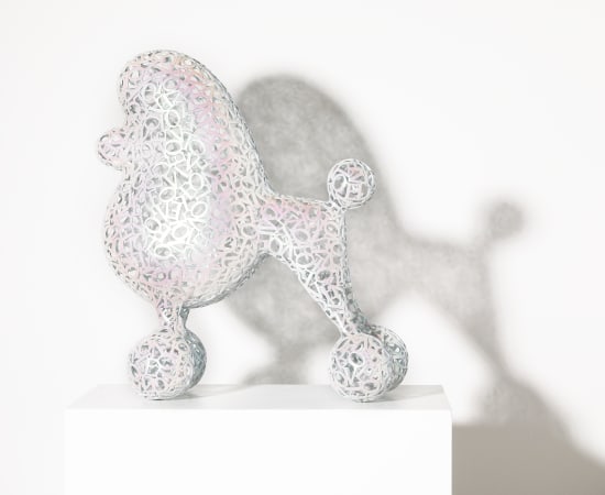 Byungjin Kim, Toy Love - Poodle (Pearlescent White), 2019