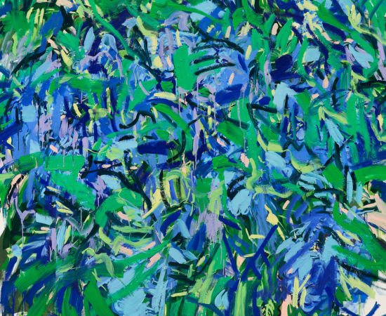 Boree Hur, Blue Flower Portrait