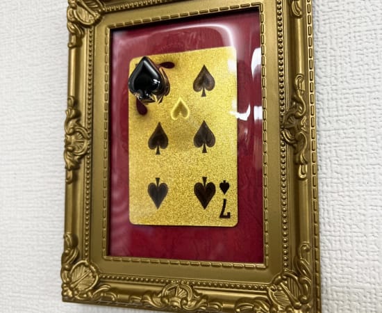 Yuki Matsueda, The Cards (Gold set), 7 of spades, 2024
