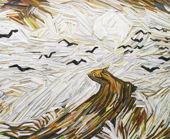 Kyuhak Lee, Monument- Wheat Field With Crows