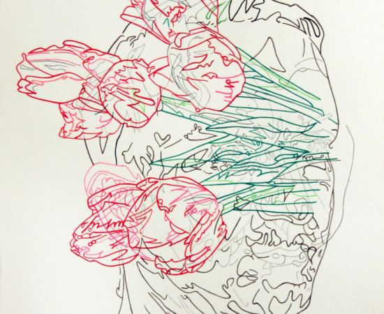 Farsad Labbauf, Tulips Teeth - Drawing #2