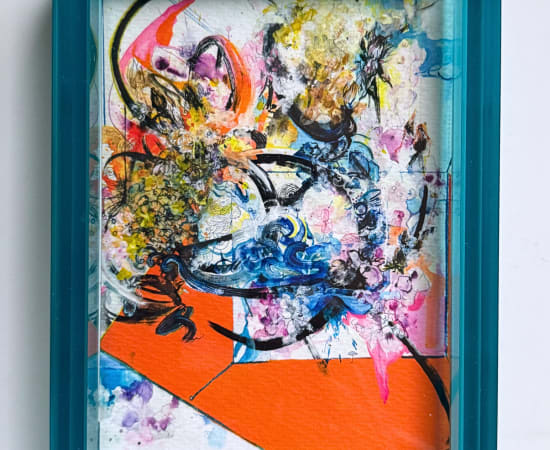 Antoinette Wysocki, Wild Blue Yonder Miniature Framed Print, 2024