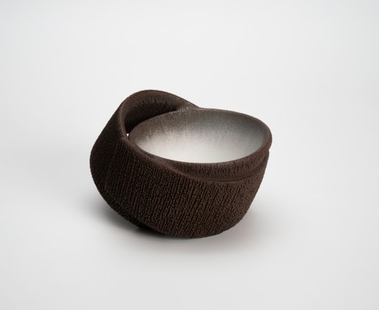 Matsutani Fumio 松谷文生, No.4 Kachi (brown) sake vessel, 2025