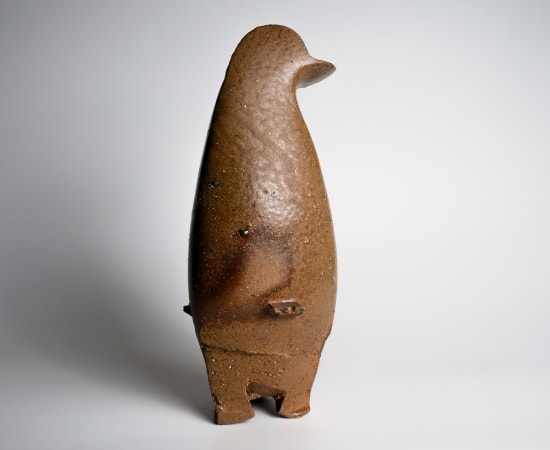 Kakurezaki Ryuichi 隠崎隆一, Bizen flower vase 備前花生