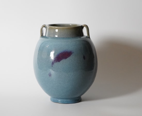 Hara Kiyoshi 原 清, Jar With Two Ears 鈞窯双耳壺