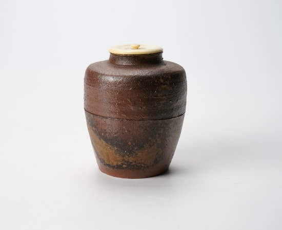 Mori Togaku 森 陶岳, Bizen tea caddy