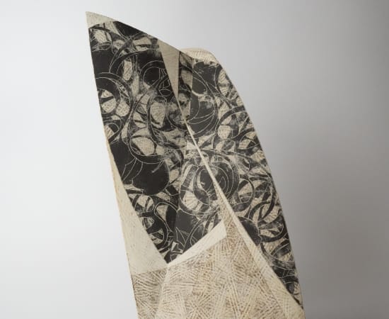Wada Morihiro 和太守卑良, A Stoneware Vessel "Kayo Hanasasage" 花俑「花ささげ」, 1990