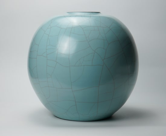 SUZUKI Sansei 鈴木三成, Celadon Jar 青瓷壺, 1990's