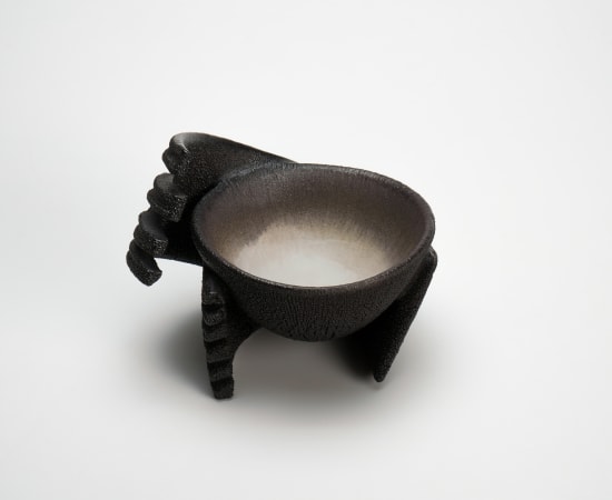 Matsutani Fumio 松谷文生, No.1 Rei (Black) sake vessel, 2025