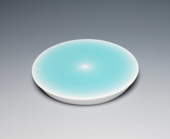 Nagae Shigekazu 長江重和, A-8 Small Blue Sky Plate (Limited Edition) そらあいの器, 2020