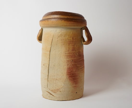 Mori Togaku 森 陶岳, Bizen Flower Vase 備前花入, 1994