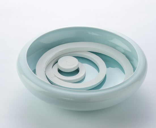 Kato Tsubusa 加藤委, Porcelain Sculpture “Next-Moon' No.11