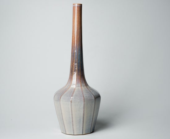 Miyanohara Ken 宮之原 謙, Yohen bottle neck flower vase 窯変 口花挿