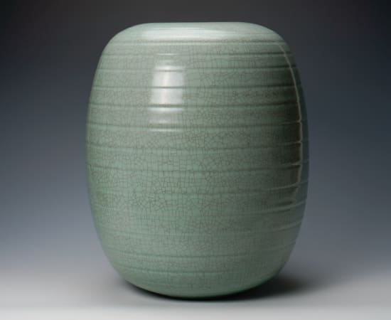 Nakashima Hiroshi 中島 宏, Jade celadon jar 翡青磁壷