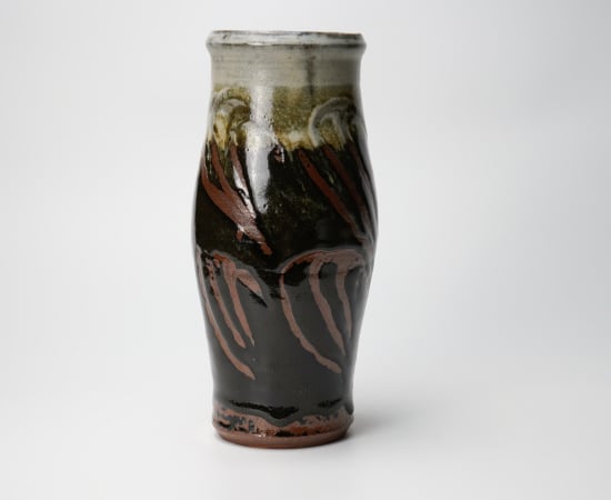 Hamada Shoji 濱田庄司, Tenmoku glazed vase